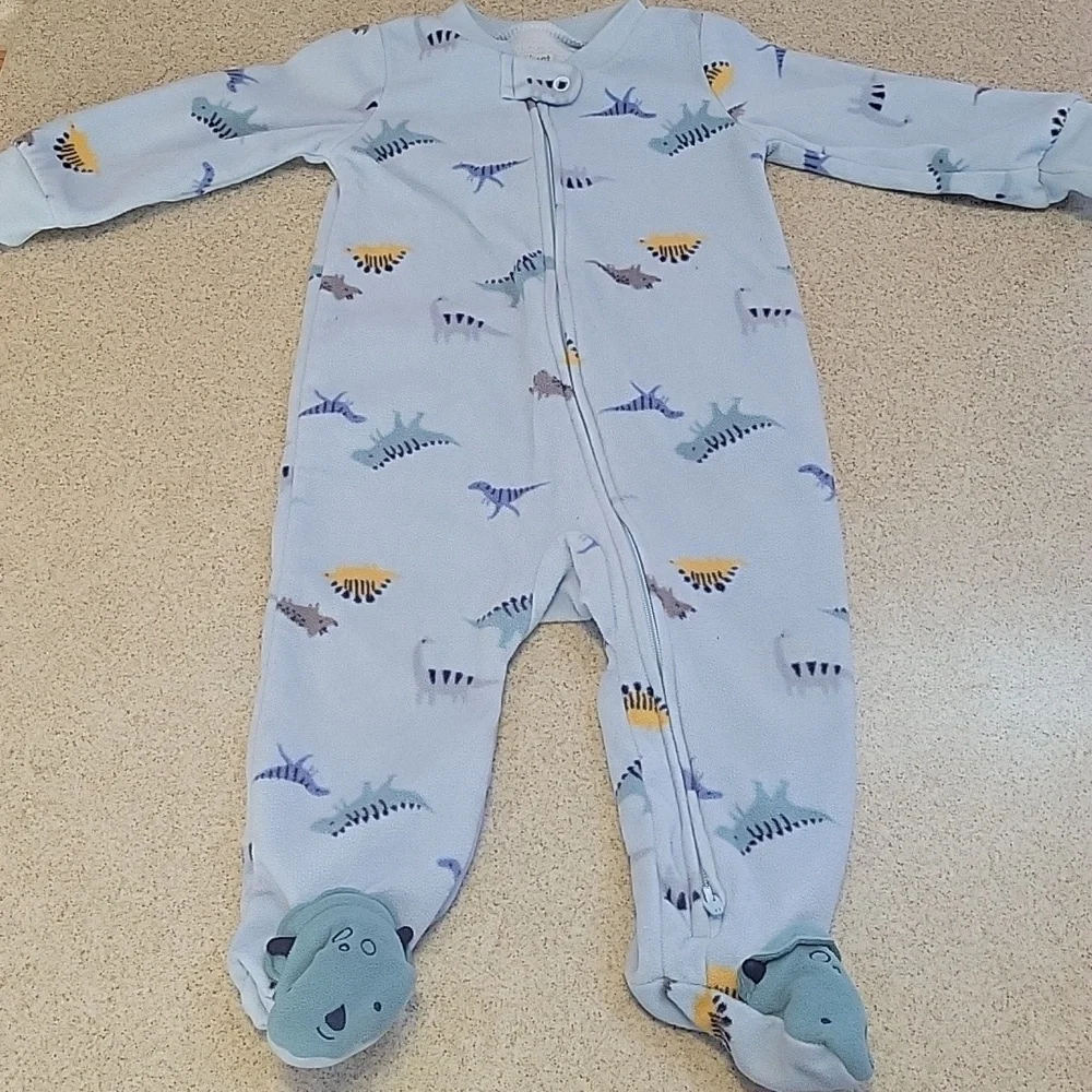 Carter's Warm Footie Pajamas 3 piece lot Size 9 Months